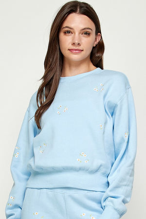 Daisy Fleece Sweatshirt