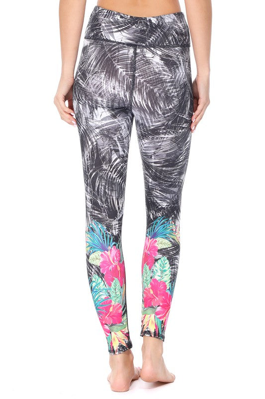 Evolution and Creation (EVCR) white camo lined leggings with leg